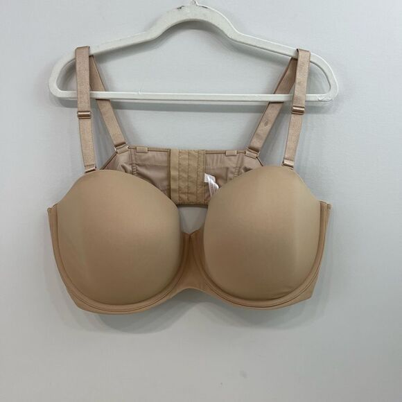 Cacique Lightly Lined Multi-Way Strapless Bra Nude 46DDD - Picture 6 of 11